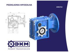Przekładnia Hipoidalna KM0753 1/60 80B5 (19/200)DØ28