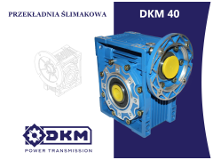 Przekładnia ślimakowa DKM 040 i15 63B14 (11/90) DØ18