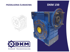 Przekładnia ślimakowa DKM 150 i30 132B5 (38/300) DØ50