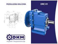 Przekładnia walcowa prosta DRC01 M02 1/11,1 80B5 (19/200) Ø20